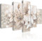 B&D XXL - Tableau décoratif nature 225x112,5 cm - Impression sur toile colorée - Décoration murale pour salon et chambre - Scintillait diamants gemmes fleurs lys nature plantes b-A-0297-b-n