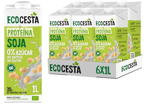 Ecocesta - Bebida Ecológica Vegetal de Soja - Pack de 6 X de 1 L