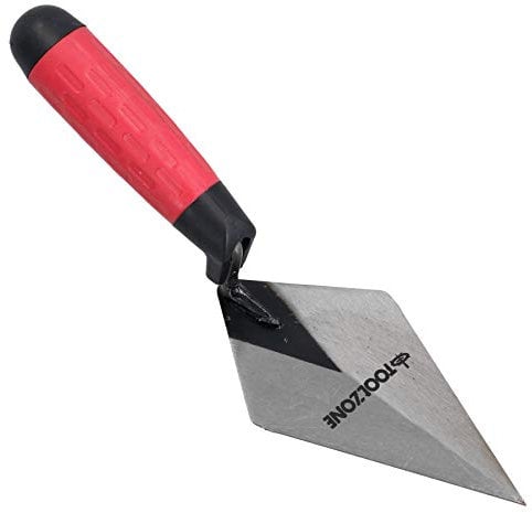 Cazzuola di puntamento 6 per mattoni di posa di cemento intonacatura impugnatura morbida