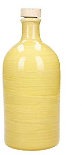 Brandani 52259 Oliera Artigianale 500ml Maiolica cm d 8,5x20h Capacita 500 ml Materiale maiolica 100% Made in Italy Colore Giallo