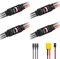 HAWK'S WORK Bürstenloser Regler, Superleichter und Kleiner 20A Elektrischer Drehzahlregler mit 5V1A BEC für Mehrmotorige Drohne RC-Flugzeug (4 Packung)