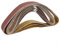 HpLive Lot de 10 bandes abrasives 40 x 680 mm, 60/120/150/240 pour ponceuse à bande abrasive, pour poncer, limer, affûter et enlever la rouille