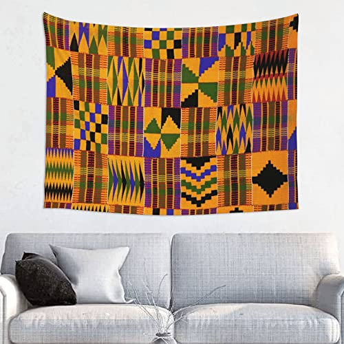 ASEELO Afrikanisches ethnisches Muster, bedruckter Wandteppich, ästhetischer Wandteppich, dekorativer Wandteppich, 72,9 x 95 cm