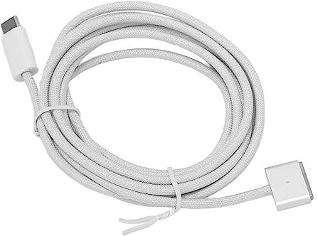 Zunate USB C to 3 Charging Cable, 2m Braided Wire Cord with LED Indicator, 140W Efficient Charging, for Wall & Car Use