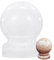 Obelunrp Stampo a Sfera a Colonna Romano, 29 cm/11,4 Pollici di plastica in plastica Romano Statue Statue, Stampo da Giardino di Cemento Portatile per Decorazioni per casa (Palla Rotonda)