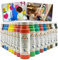 malmit Play Temperafarben Malfarben Bastelfarben Schulmalfarben Seidenmatt 17er XXL Set je 250ml