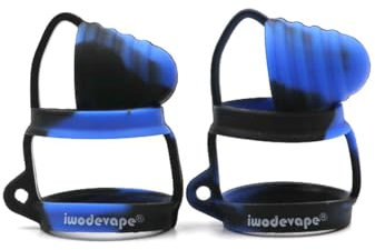 WratryParts - Anillo de silicona para Z Zeus X Mesh Dual, iTank, Uforce L, Sky Solo Plus RTA, anillos de tanque, bandas 510 + 810, boquillas de punta de goteo, tapas antipolvo (negro azul)