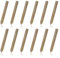 LOUZAGO 12 pernos de suspensión, tornillos de doble cabeza de 5/16-18 pulgadas x 3 pulgadas, tornillo de clavija de madera autorroscante para muebles (5/16-18 pulgadas x 3 pulgadas)