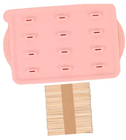 LIFKOME 12gitter Fächer Eisformen Mit Stielen Für -eiscreme Und Leicht Zu Reinigen Und Wiederverwendbar Für Sommerpartys Und Geburtstagsfeiern