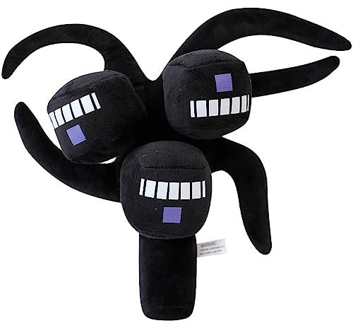 Plüschtier,12ich Schwarz Plüschfigur,Kawaii Kuscheltier Stofftier Spiel Thema Charakter Puppen, Für Kinder Jungen und Mädchen Dekor Themed Geburtstag Party Supplies,zum Spielen, Sammeln & Kuschel