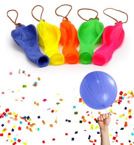 Green Paw Products 25 Neon-Ballons, ideal für Partytüten, sehr langlebig, perfekt für Geburtstagspartys von Jungen und Mädchen