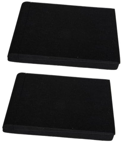 ifundom 2pcs Shockproof Sponge Pad Speaker Isolation Pad for Subwoofer Monitor Isolation Sound Diffuser Panels