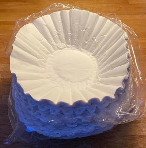Bleached White Coffee Filter Papers for Bravilor B10 Bulkbrew Machine - Premium Quality Coffee Filters for Superior Extraction and Aroma (437mm x 152mm) (500)