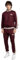 Lonsdale Herren Trainingsanzug schmale Passform ASHWELL Oxblood/Ecru XL