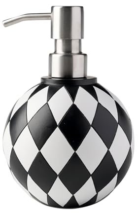 Resin Soap Dispenser with Stainless Steel Pump, Vintage and Exquisite, Bathroom Refillable Liquid Hand Soap Dispenser for Lotion,detergent,liquid hand,Kitchen Sink