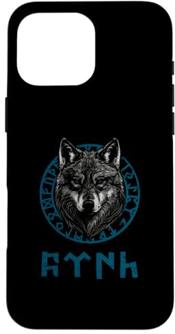 Türk Style - Bozkurt (Wolf) Ornament Göktürk Design Hülle für iPhone 16 Pro Max