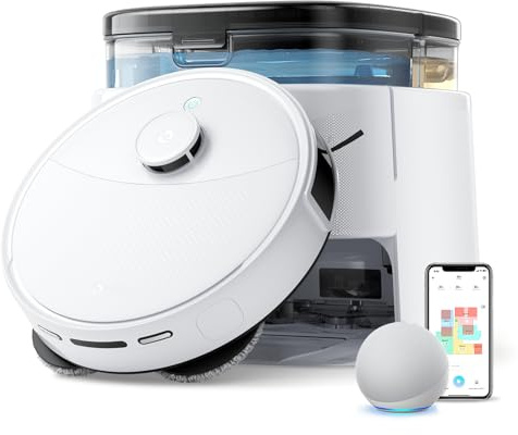 Lefant M3 Saugroboter mit Wischfunktion,12000Pa,Anheben des Wischmopps,LiDAR Navigation,Multi-Floor Mapping,Vermeiden von Hindernissen,Antikollision,Aufsaugen von Tierhaaren,WLAN 2.4G/5G