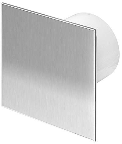 Armar Traing Ltd Stainless Steel Bathroom Extractor Fan 100mm with Timer Humidity Sensor and Non Return Valve