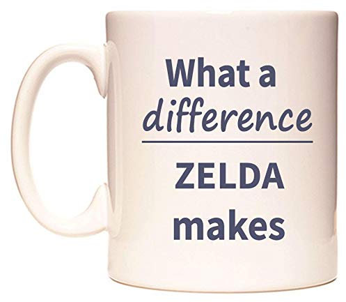 WeDoMugs What a Difference Zelda Makes Ceramic 11oz Coffee Mug
