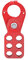 Lockout Hasp Iron 1 Inch Internal Jaw Diameter 6 Holes