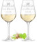 Leonardo TIVOLI Weingläser 2er Set - Goldene Hochzeit, personalisierte Geschenke Frauen Männer Eltern zum 50 jährigen Jubiläum Hochzeit, Hochzeitstag, Jahrestag, Ehegeschenk, Glas 450ml
