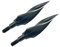 VOSAREA 2pcs Pfeilspitzen Jagdspitzen Spirale Vintage Pfeilspitzen Legierter Stahl Tragbar für Armbrust Compoundbogen Draussen Im Freien Sport Bogenschießen Training Pfeil Zubehör
