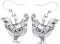 DUOWEI Cute Chicken Hühner Zubehör Geschenke Emaille Huhn Hühner Ohrringe Dangle Schmuck Für Damen Frauen (Grau)