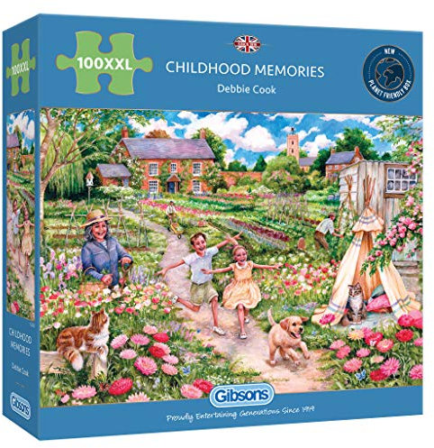 Childhood Memories 100 Extra Large Piece Jigsaw Puzzle for Adults | activity for those living with dementia from Gibsons | Great Gift for Adults | Gibsons Games