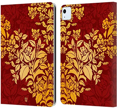 Head Case Designs Cardenal Barroco Moderno Carcasa de Cuero Tipo Libro Compatible con Apple iPad Air 2020/2022