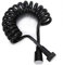 Shower Hose, Flexible Black Shower Pipe 2M Length for Bidet Toilet, Personal Hygiene, Pet Bathing,Babies and Women
