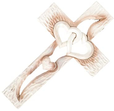 FOMIYES Religiöse Geschenke Tischkreuz Modern Versehkreuz Kreuz Kranz Kreuz Statue Figur Kreuz Zum Aufhängen An Der Wand Kruzifix-Modell Wandkreuzfiguren Esstisch Harz Romantisch Büro