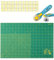 Olfa Super Patchwork Set con 60 x 90 cm Alfombrilla de corte para colchas, patchwork, telas, manualidades