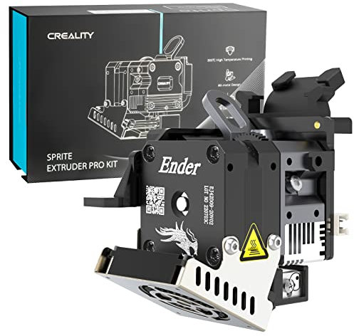 Creality 3D Offiziell Sprite Extruder Pro Kit Dual Gear Feeding Ganzmetall Design 3,5:1 Übersetzungsverhältnis für Ender 3, Ender 3 Pro, Ender 3 Max, Ender 3 V2,Unterstützt BL-Touch/CR-Touch