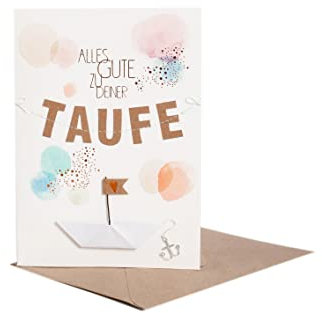 Good old Friends - Taufkarte Girlande