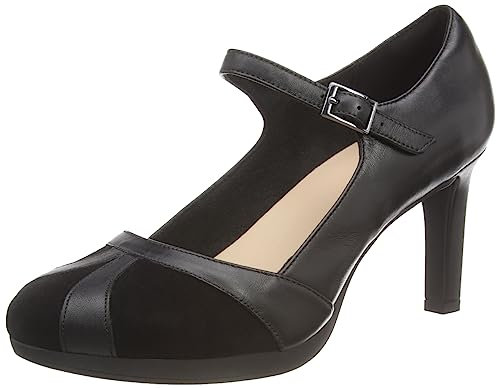 Clarks Women's Ambyr Light Pump, Black Combi, 5 UK