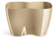 Tymar Doppelter Orchideentopf, Übertopf, Blumentopf, Kräutertopf, Pflanzentopf aus Kunststoff, Moderne, schlanke, Runde Form (Beige doppelt, 23,5 cm x 12 cm)