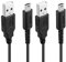 CHILDMORY 2pcs Câble de charge USB 4Ft 1.2m Adaptateur secteur Adaptateur secteur pour câble DS Lite NDSL DSL…