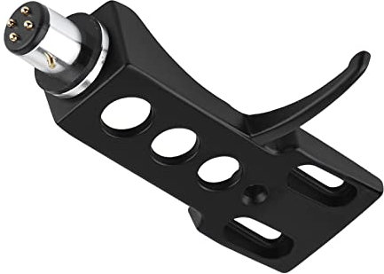 Tbest Universal Giradischi Phono Headshell Mount di ricambio con cavi di piombo