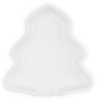 Le Creuset Noël Collection Stoneware Holiday Tree Spoon Rest, White