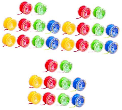 Toyvian 30 Pz Giocattolo Yo-yo Yoyo Professionale Per Bomboniere Per Bambini Yo-yo Con Cuscinetti a Sfera Yoyo Professionale Con Cuscinetti a Sfera Portato Mini Bambino Addominali