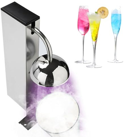QJJML Enfriador de Copas y Vasos, Enfriador de CO2 para Copas y Vasos, Enfriador Instantáneo de Bebidas para Cocktail, Cerveza, Bebidas Mixtas, Vino