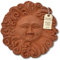 Toocook Sole in ceramica artigianale da parete per arredo e decorazione casa Idea Regalo Realizzato in Terracotta Artigianalmente, Made in Italy (Sole Ricci 15 cm)