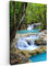 MuchoWow© Bild auf Leinwand Klein 20x30 cm Mini Schlafzimmer Bilder Wand Deko Wohnzimmer Modern Wanddeko Bilderwand Geschenk Wasserfall - Natur - Fluss - Wald - Wasser