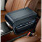 VIRIECH Coussin Rehausseur d'Accoudoir Central de Voiture, Accoudoir en Mousse à Mémoire de Forme, Coussin Universel de Console Centrale en Cuir avec Pochette, Compatible avec la Plupart des Véhicules