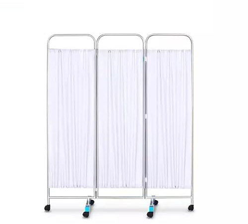 3/4/5/6 Freestanding Room Partitions and Dividers - 180cm Tall Commercial Folding Privacy Screens with Wheels - Temporary Wall Divider Portable for Room Separation (Color : White, Size : 3 panels)