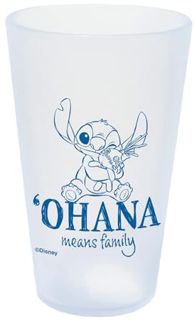 WinCraft Disney Lilo & Stitch Ohana Verre à bière en silicone 473 ml