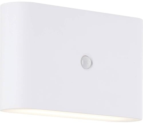 Brilliant Xino G80605/05 LED-Außenwandleuchte mit Bewegungsmelder LED LED fest eingebaut 34W Weiß