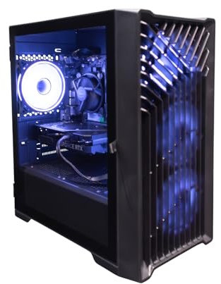 GTR Gaming PC | Intel Core i5-12400F | NVIDIA RTX 5060 8GB | 16GB DDR4 RAM | 1TB NVMe SSD | 650W PSU | ARGB Gaming Case | Windows 11 | Wi-Fi