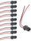 Flaconi 10PCS T10 Lampen Buchse für Auto,LED Lampenfassungen Vorverdrahteter Kabelbaum Stecker Adapter,12 V 24 V Lampenfassung Buchsen Adapter,Glühbirnen wie 501, 194, W-5W, 168 und 504 kompatibel