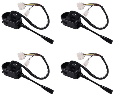 Reinscer 4 interruptores intermitentes de columna de dirección, interruptor de luz lejana y cercana para y tractor antiguo y camión